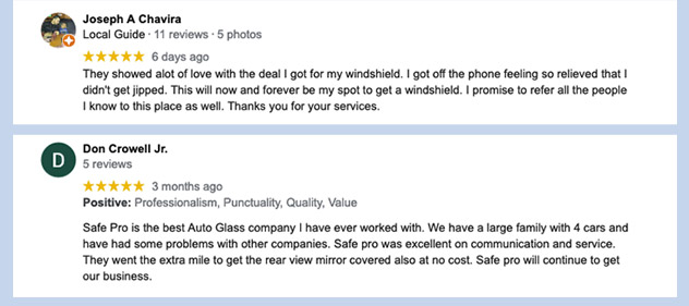 Auto Glass Repair Phoenix Reviews